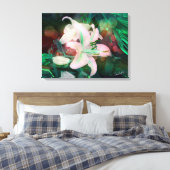 Auras Dansen met de Lelies Canvas Afdruk (Insitu (Slaapkamer))