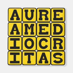 Aurea Mediocritas, Gulden Middelmaat Magneet