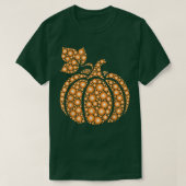Aureate Herfst Autumn Polka Dot Pumpkin Internatio T-shirt (Design voorkant)