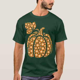 Aureate Herfst Autumn Polka Dot Pumpkin Internatio T-shirt
