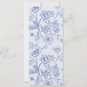 AURELIA Chinoiserie Frans Victoriaans Menu Kaarten (Achterkant)