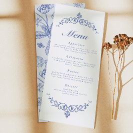 AURELIA Chinoiserie Franse Victoriaanse Menu Kaart