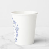 AURELIA Chinoiserie Something Blue Bruidsdouche Papieren Bekers (Links)