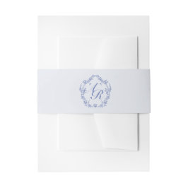 AURELIA Chinoiserie Something Blue Bruiloftsfeest Uitnodigingen Wikkel