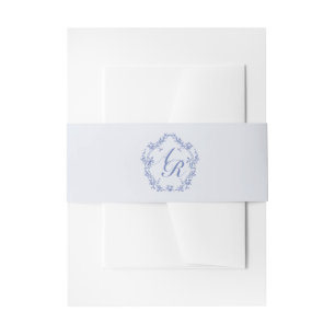 AURELIA Chinoiserie Something Blue Bruiloftsfeest Uitnodigingen Wikkel