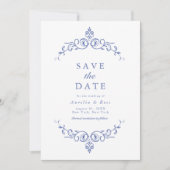 AURELIA Chinoiserie Victoriaans Bloemen Save the D Kaart (Voorkant)