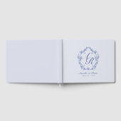 AURELIA Chinoiserie Victoriaans bloemmonogram Gastenboek (Volledig)