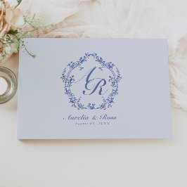 AURELIA Chinoiserie Victoriaans bloemmonogram Gastenboek