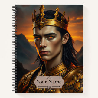 Aurelius the Solar Flame Personalized Fantasy Notitieboek