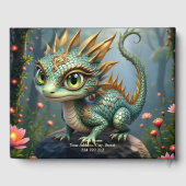 Auren – Kleine Smaragd Bosdraak Gastenboek (Achterkant)