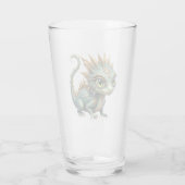 Auren – Kleine Smaragd Bosdraak Glas (Achterkant)