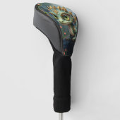 Auren – Kleine Smaragd Bosdraak Golfheadcover (Schuin)