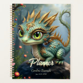 Auren – Kleine Smaragd Bosdraak Planner (Voorkant)