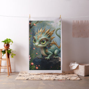 Auren – Kleine Smaragd Bosdraak Stof
