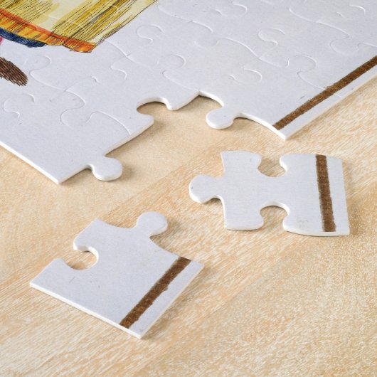 Aurengzeb, Great Khan of the Mongol Hordes from Re Legpuzzel (Zijkant)