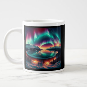 Aureola Borealis in Alaska Grote Koffiekop