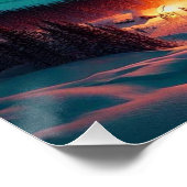 Aureola Borealis in Alaska Perfect Poster (Hoek)