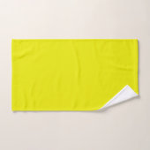 Aureolin (effen kleur) bad handdoek (Handdoek)