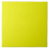 Aureolin (effen kleur) tegeltje (Voorkant)