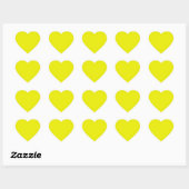 Aureoline (vaste kleur) hart sticker (Vel)