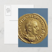 Aureus Valerian I Briefkaart (Voorkant / Achterkant)