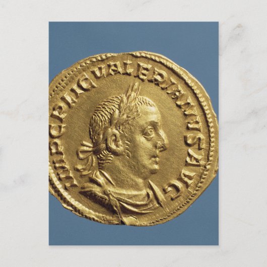 Aureus Valerian I Briefkaart (Voorkant)