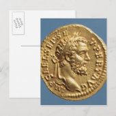 Aureus van Septimius Severus Briefkaart (Voorkant / Achterkant)
