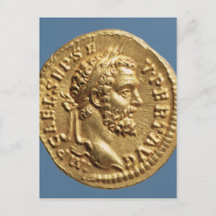 Aureus van Septimius Severus Briefkaart
