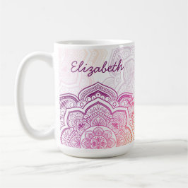 Auri Mandala 15 oz. Personalized Mug Koffiemok