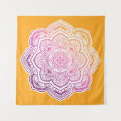 Auri Mandala Fijne Kunst Tapijt Wandkleed (Voorkant (horizontaal))