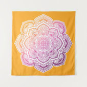 Auri Mandala Fijne Kunst Tapijt Wandkleed (Voorkant)
