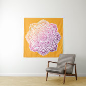 Auri Mandala Fine Art Tapestry Wandkleed (In situ)