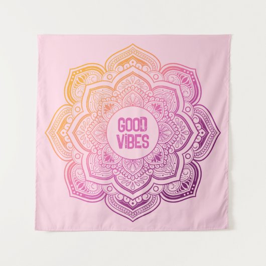 Auri Mandala Personalized Tapestry Wandkleed (Voorkant)