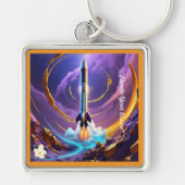 "Auric Space Dreams" Sleutelhanger (Voorkant)