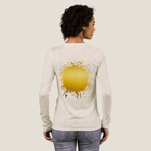 Auric Stilte Tri-Blend Shirt (Achterkant)