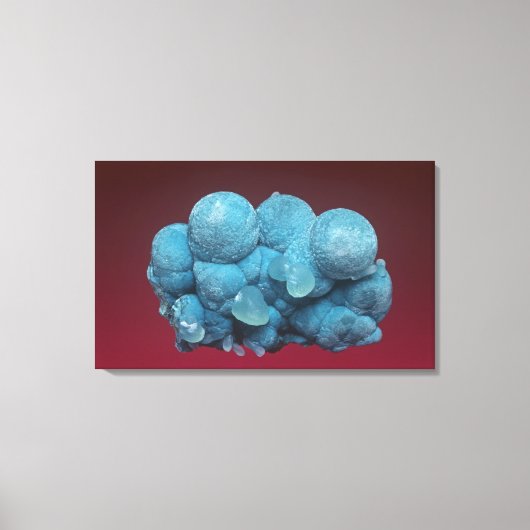 Aurichalciet met Smithsonite, Soccorro County, Nie Canvas Afdruk (Voorkant)