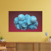 Aurichalciet met Smithsonite, Soccorro County, Nie Canvas Afdruk (Insitu (Woonkamer))