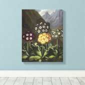 Auriculas van Dr. John Robert Thornton Canvas Afdruk (Insitu (Houten vloer))