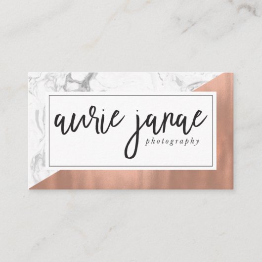 Aurie Janae Aangepaste Visitekaartjes (Voorkant)