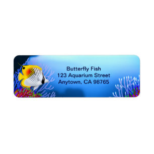 Auriga Threadfin Butterfly  label