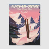 AURIS-EN-OISANS France ski poster (Voorkant)