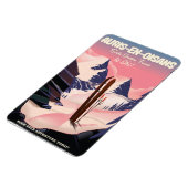 AURIS-EN-OISANS France ski poster Magneet (Linkerzijde)