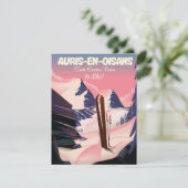 AURIS-EN-OISANS Frankrijk ski-poster (Staand voorkant)