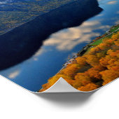 Aurlandsfjord Flam Norwegian Fjord Noorwegen Poster (Hoek)