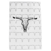 Aurochs Skull Illustratie Medium Cadeauzakje (Voorkant)