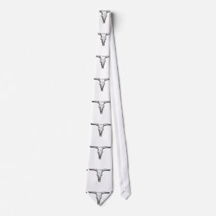 Aurochs Skull Illustratie Stropdas