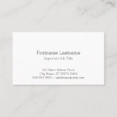  Aurochs Skull Illustratie Visitekaartje (Achterkant)