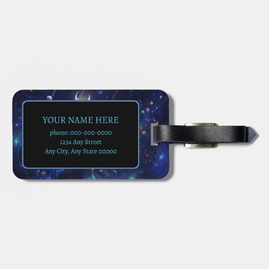 Auronis Reverie Bagagelabel (Achterkant horizontaal)