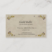 Aurora名刺 Visitekaartje (Achterkant)