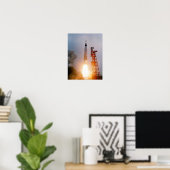 Aurora 7 (Mercury Atlas 7) Start Poster (Thuiskantoor)